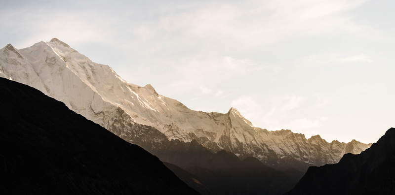 peak, hunza, sunlight, environment, snowcapped mountain, remote, non-urban scene, mountain range, snow, glacier, valley, sky, tranquil scene, leisure activities