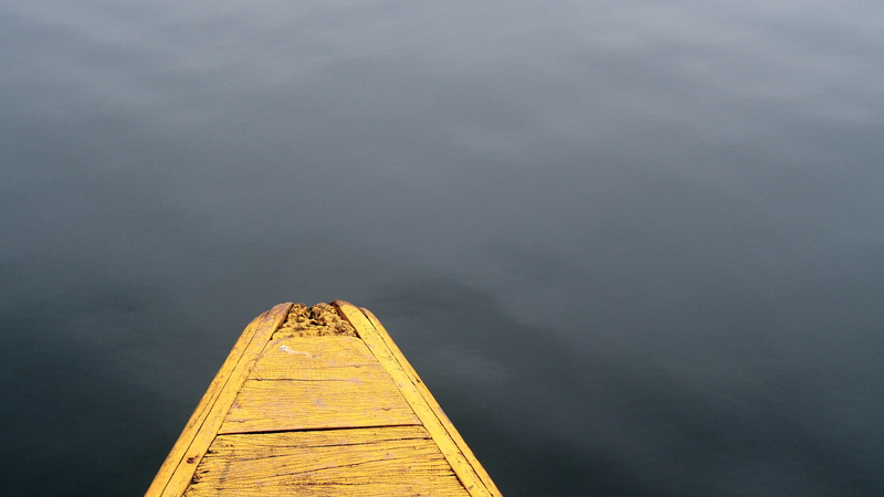 sky, tranquility, day, building exterior, nature, built structure, long, architecture, 4K, boat, scenics - nature, copy space, untitled, Nepal, wood - material