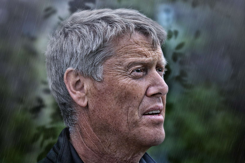 males, rain, gray hair, person, lifestyles, outdoors, looking away, men, adult, one person, wrinkles, old, man, mature men, headshot, contemplation, mature adult