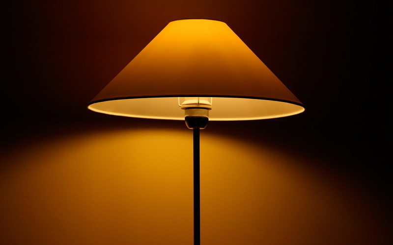yellow, elegance, indoors, studio shot, light, electricity, copy space, illuminated, spotlight, lamp shade, gold colored, no people, luminosity, shape