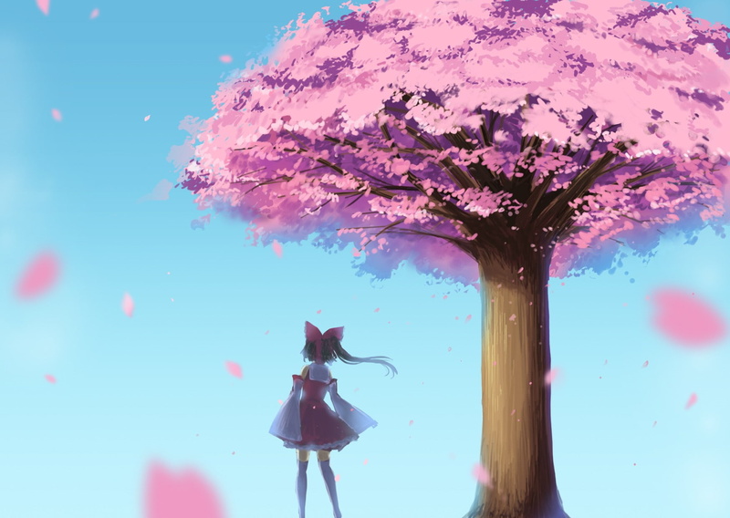 reimu, 720P, anime, touhou, hakurei reimu, anime girls, hakurei, girls, 1748x1240