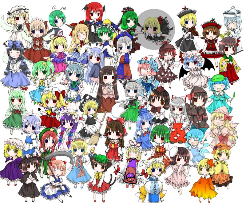 Luna Child, Ran Yakumo, Remilia Scarlet, Merlin Prismriver, Mystia Lorelei, Eiki Shiki, Shizuha Aki, 720P, Lily Black, Suika Ibuki, Yuyuko Saigyouji, Flandre Scarlet