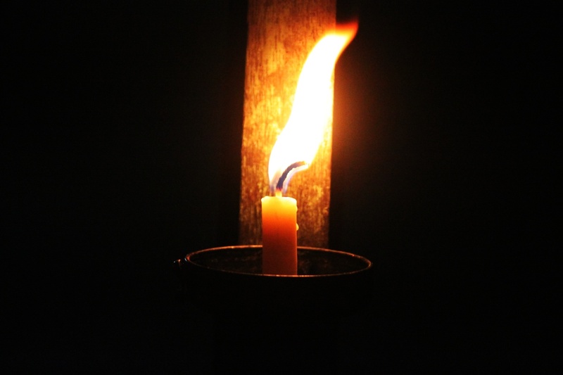 candle, fire, 1080P, lighting equipment, lamp, indoors, electric lamp, light, orange color, no people, torch, luminosity, studio shot, black background