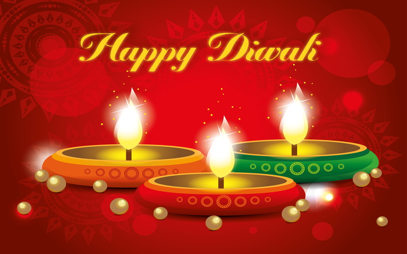 colorful, diwali, hd, 4K, diya, decoration