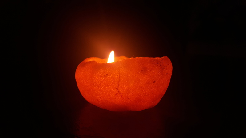 5K, fire, red, candle, lantern, orange color, diwali, glowing, fruit, heat - temperature, illuminated, dark, luminosity, black background, nature, lighted