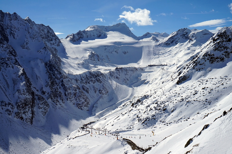 covering, mountain range, tranquility, mountain, snow, tranquil scene, non-urban scene, day, skiing, scenics - nature, 5K, ski resort, sölden, sky, no people