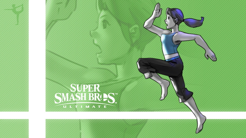 Wii Fit Trainer, Video Game, 2K, Super Smash Bros. Ultimate