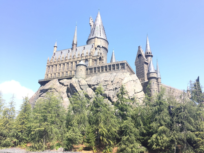 built structure, cathedral, steeple, dome, architecture, amusement park, universal studios japan, the past, nature, building, building exterior, clear sky