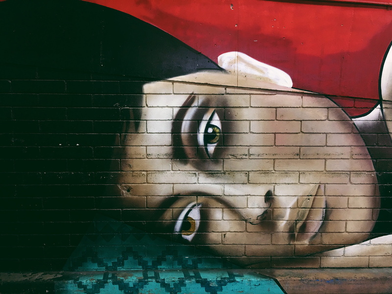 woman, built structure, representation, no people, metal, face, s, grafitti, wall - building feature, brick, art, graffitti, 2K, design, red, person, communication
