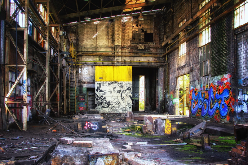 built structure, painting, stock, decline, destruction, interior design, damaged, no people, filled, pforphoto, obsolete, building, ruined, street art