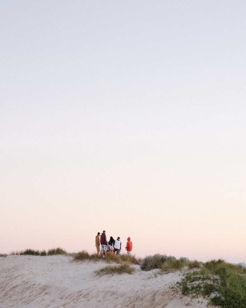 winter, sunset, spring, copy space, party, nature, kodak, landscape, 2K, beach, minimalist, sky, portra, land, perth, city beach, togetherness, group of people