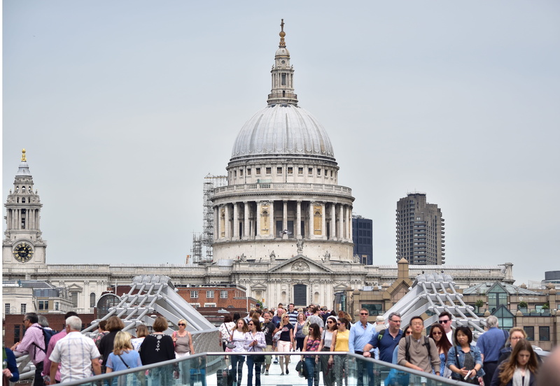 harrypotter, tourism, architecture, sky, day, tatebritain, city, milleniumbridge, travel, uk, group of people, travel destinations, outdoors, building