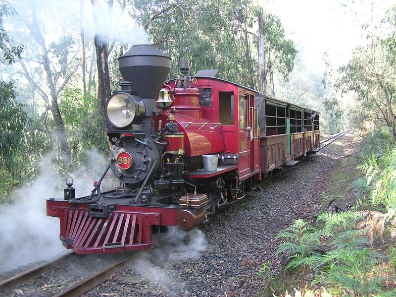 day, rail, tree, mode of transport, smoke - physical structure, Steam Train, tourist, train - vehicle, mode of transportation, motion, tourism, relaxation