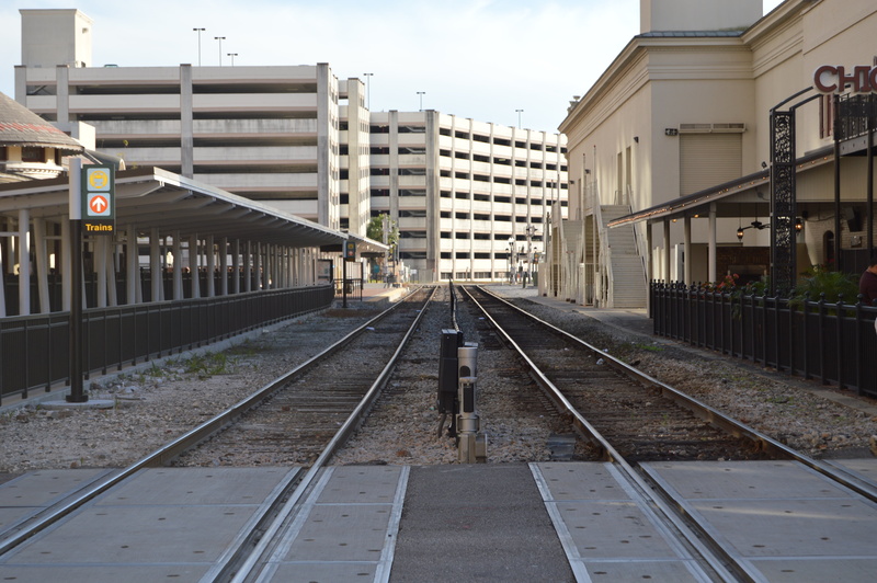 railroad track, no people, day, architecture, city, journey, transport, transportation, public, speed, rail transportation, commuting, motion, 4K, travel