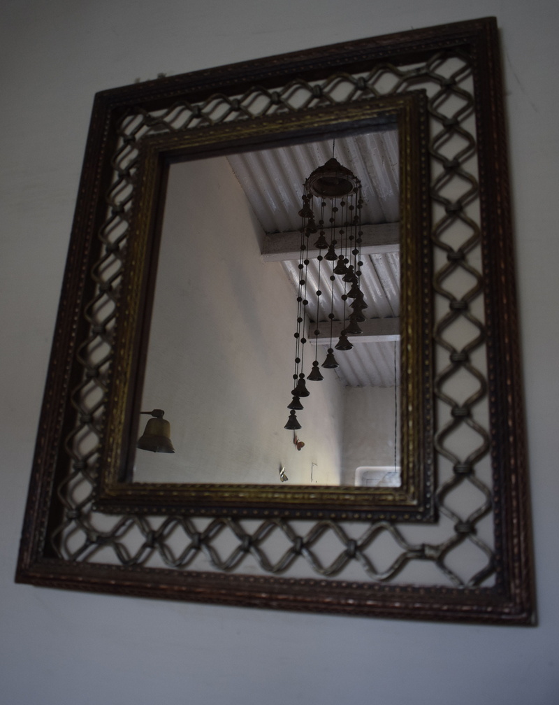 art and craft, 4K, ooty, no people, built structure, frame, staircase, spiral staircase, mirror, architecture, day, spiral, pattern, high angle view, indoors