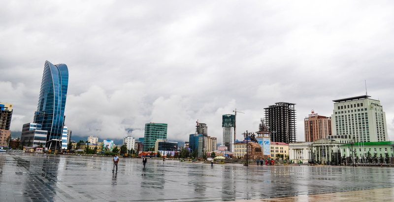 urban skyline, downtown, 4K, cloudy, ulan bator, scene, skyscraper, city, daytime, cloud - sky, business, waterfront, landmark, concrete, outdoors, square