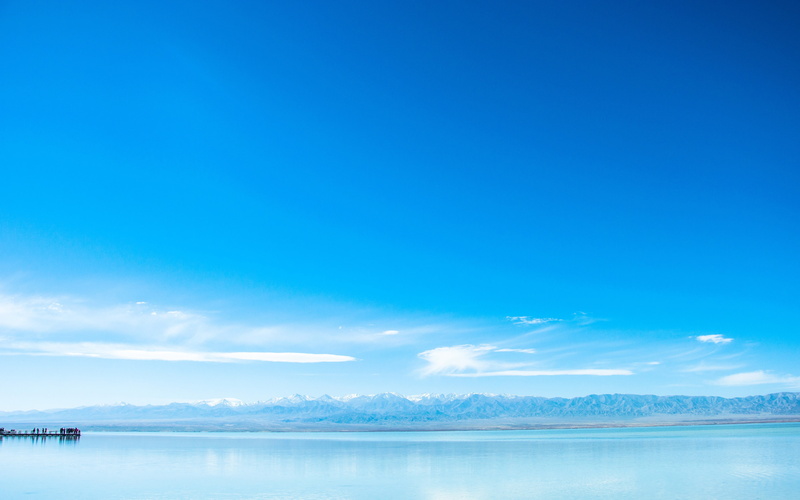 water, idyllic, nature, environment, scenics - nature, no people, scenery, cloud - sky, 4K, tranquility, qinghai, blue, day, sky, beautiful, non-urban scene