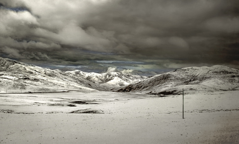 sea view, landscape, ice, water, overcast, winter, lagoon, outdoors, no people, dramatic sky, beauty in nature, environment, marine, plateau, mountain