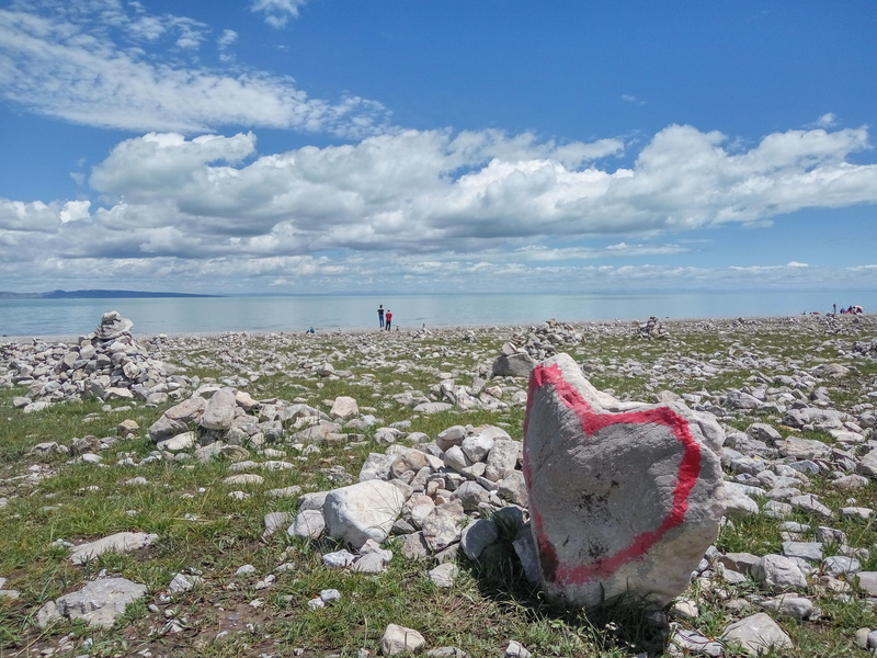 rock, west town, sky, horse, tranquil scene, landscape, stone, nature, solid, dark horse township, beauty in nature, cloud - sky, day, horizon, land, 4K