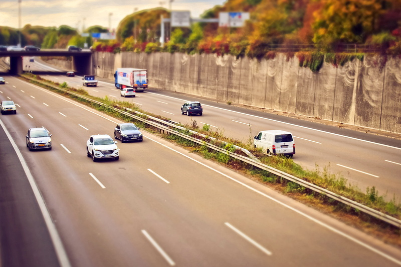 mark, movement, transportation, car, mood, grünstreifen, traffic, vehicles, bridge, white, travel, street, roadway, concrete, expressway, evening sky, demarcation
