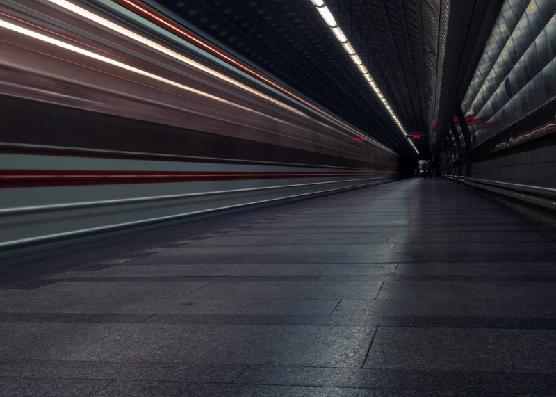 czech republic, diminishing perspective, transportation, direction, scape, built structure, indoors, 4K, architecture, transport, motion, city, no people