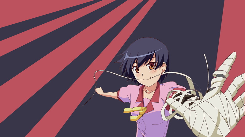 leisure activity, women, casual clothing, anime girls, front view, childhood, emotion, indoors, Monogatari Series, holding, child, girls, adult, standing
