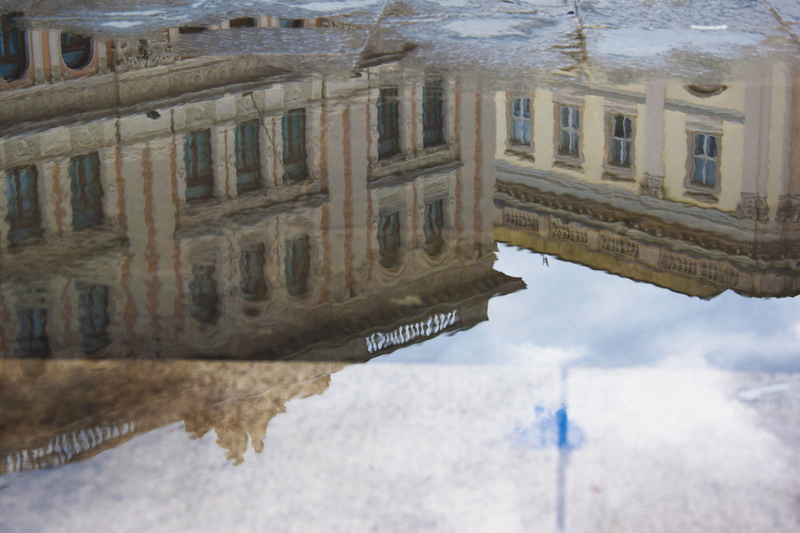 landscape, trip, rain, wet paving, ruined, Trieste, the past, chief town, reflection, City, ancient, ancient civilization, sea, Drive, vista, Square, cruise