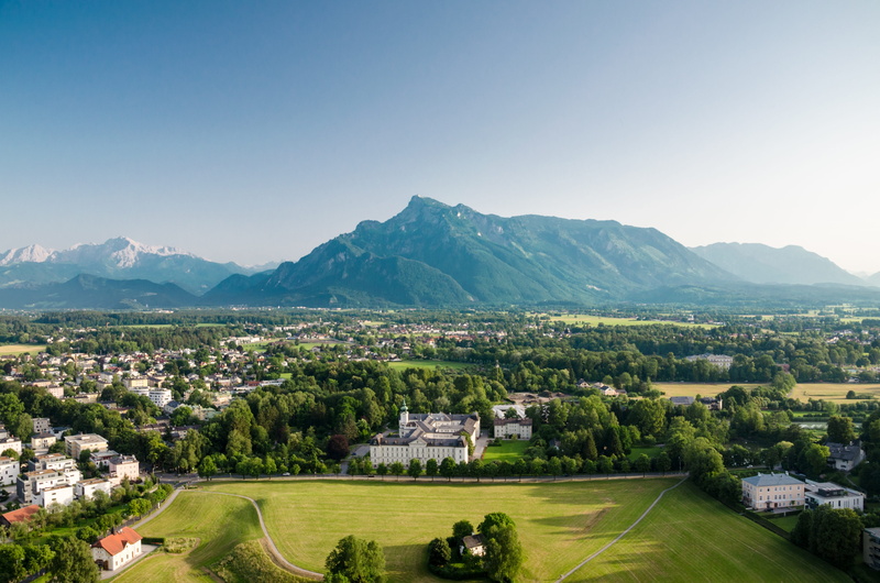forest, rock, austria, environment, sport, spring, mountain range, mountain, village, meadow, field, landscape, european, residential district, grass, scenics - nature