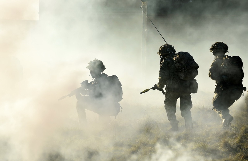 Soldier, Weapon, Smoke, Firearm, Smoke Grenade, 1080P, Military