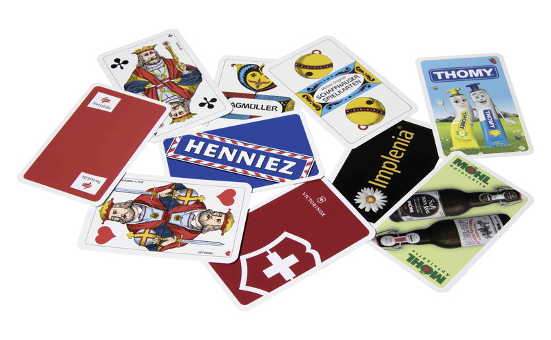travel, jack, cards, communication, convenience, business, retail, white background, studio shot, jass cards, card games, jass, technology, clamp, trumpf