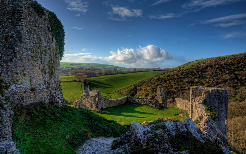 1080P, Corfe Castle, Castles