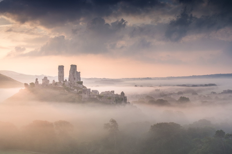 Castles, Corfe Castle, 1080P