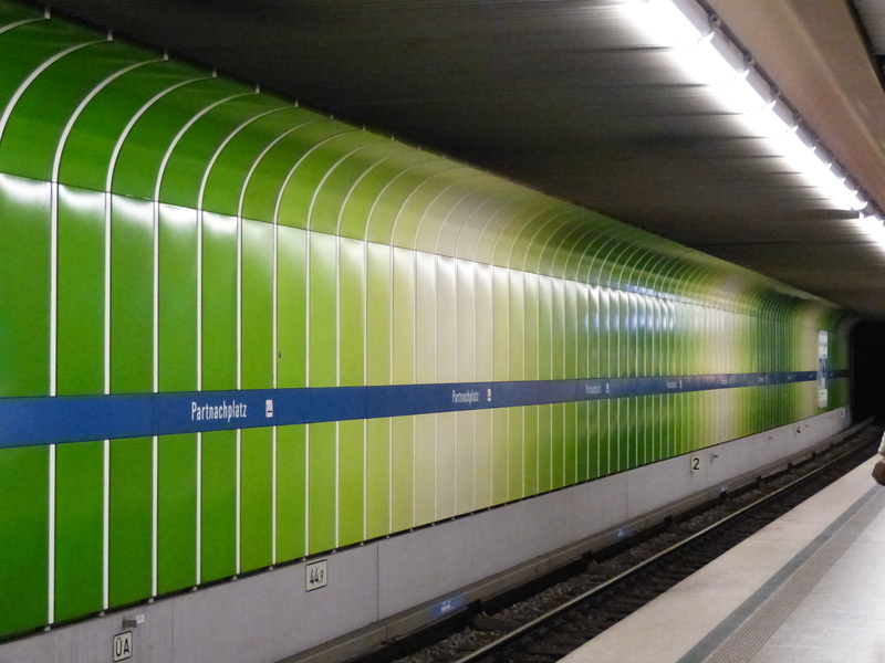 rapid, track, rail transportation, long, no people, subway station, green color, pattern, light, interior, Tube, fluorescent light, Rapid Transit, train station