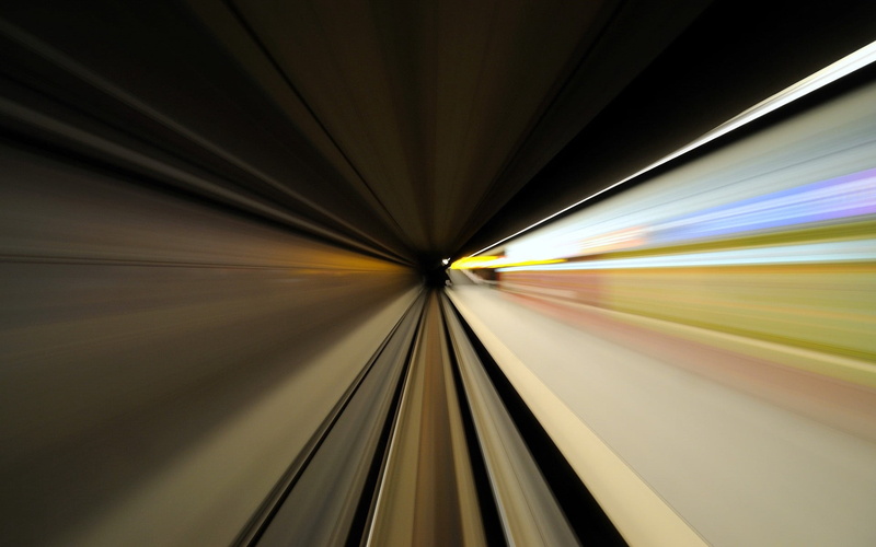 movement, vanishing Point, high Speed Train, journey, blurred Motion, mode of Transport, people Traveling, subway Station, illuminated, tunnel, railroad Track