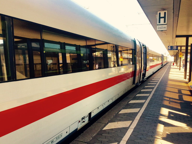 railroad station platform, train - vehicle, Ice 3, public transportation, city, arrival, Company, outdoors, germany, high-speed train, transportation, window