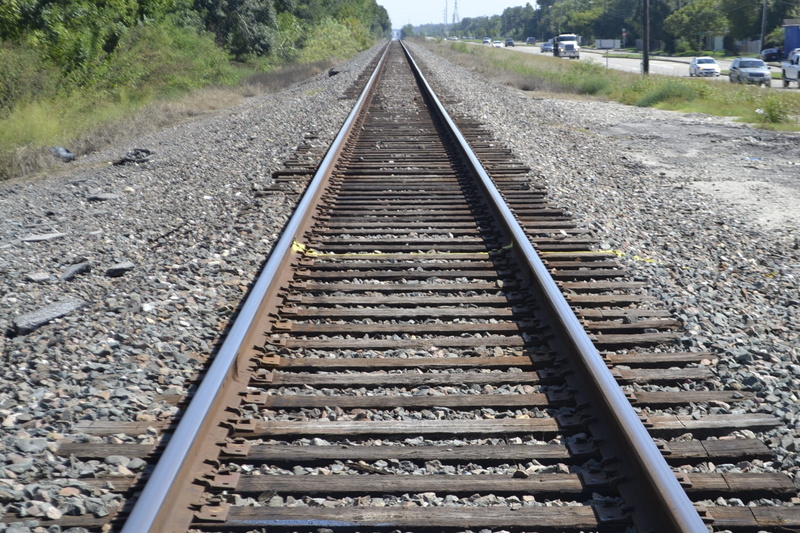 train, rail road tracks, empty, warning, day, transport, transportation, the way forward, railway, travel, mode of transportation, railroad tie, connection