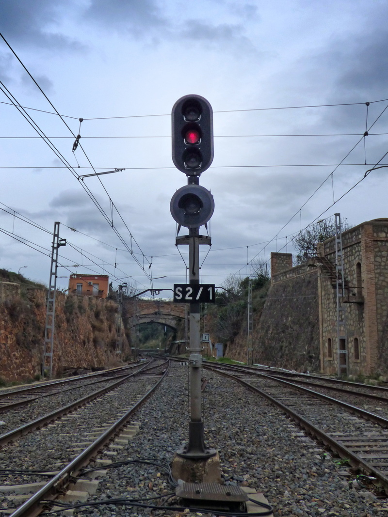 traffic light, technology, long, electricity, outdoors, day, cable, track, rail transportation, no people, cloud - sky, sky, railway, railway signal, signal