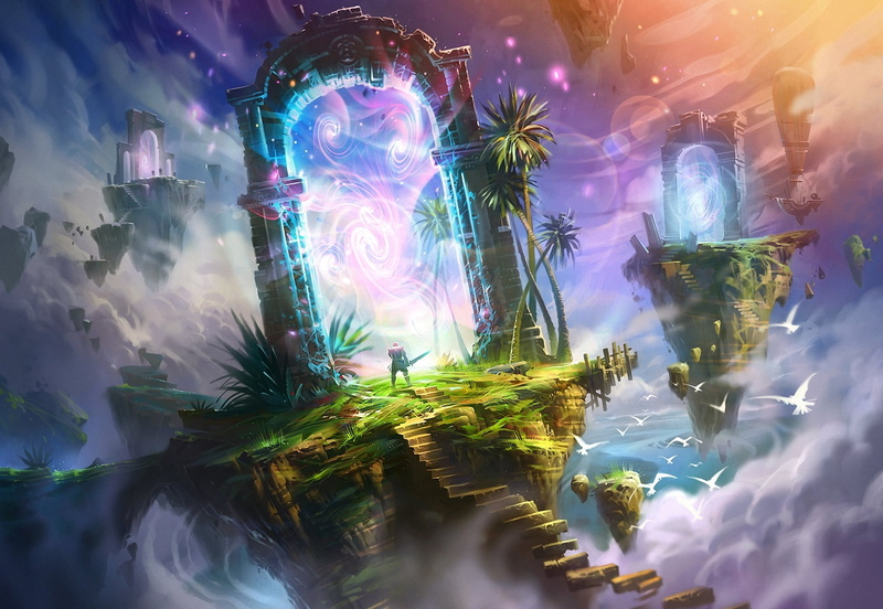 magical, fantastic, 1080P, portal, world
