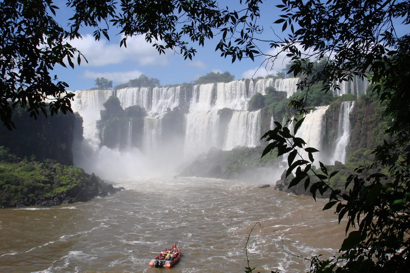 unesco world heritage, falling water, blurred motion, waterfalls, no people, travel, water, iguassu, motion, brazil, power in nature, plant, flowing water