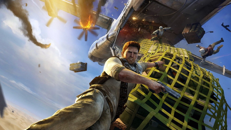 standing, outdoors, mid adult men, working, Uncharted 3: Drakes Deception, 1080P, real people, adult, two people, mid adult, built structure, people, men