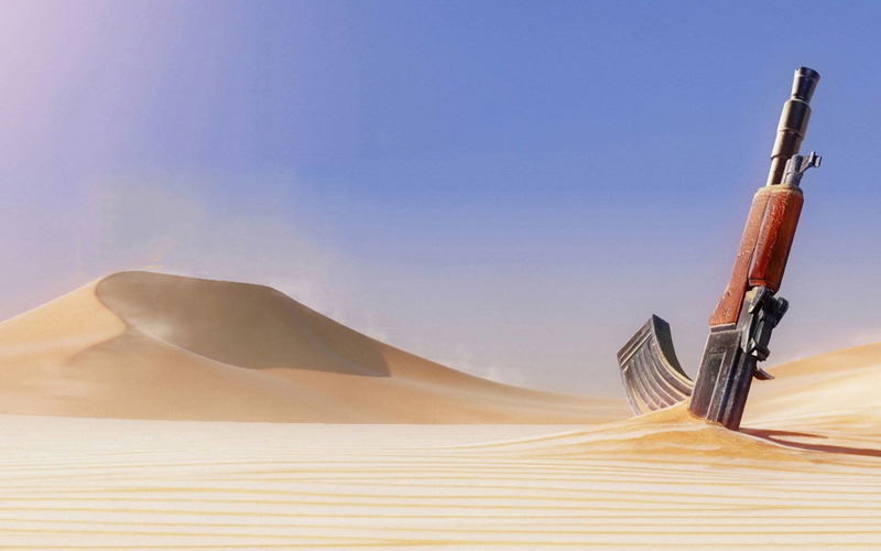 Uncharted 3: Drakes Deception, tranquility, climate, sand dune, absence, tranquil scene, day, sky, nature, landscape, desert, land, copy space, remote