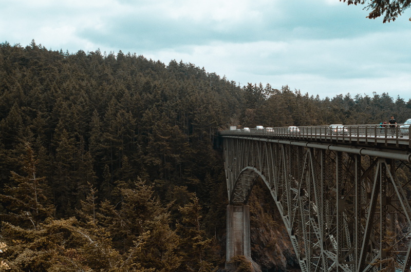 united states, built structure, river, sky, water, deception pass, plant, film, architecture, nature, outdoors, cloudy, transportation, bridge - man made structure