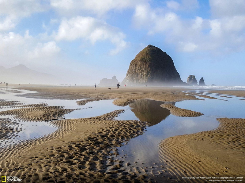 surreal, 1080P, outdoors, scenics - nature, encounters, water, tranquil scene, tranquility, day, travel destinations, solid, rock - object, national, environment