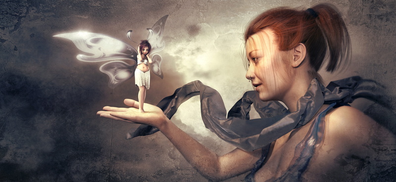 female, portrait, friendly, emotion, headshot, one person, women, small, hair, females, lighting equipment, digital composite, hairstyle, young adult, fairy tales