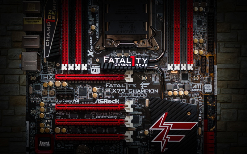 fatality, computer, motherboard, fee, black, 5K, electronics, red, beauty
