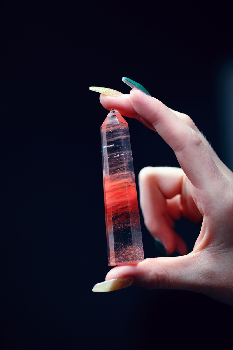 specimen, healthcare and medicine, clear, health and wellness, glass, quartz, vibrations, natural, energy, healing, nature, nail, studio shot, crystal