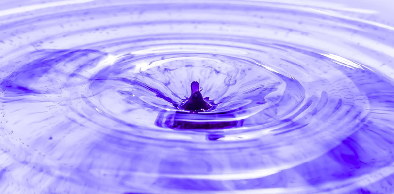 macro, liquid, glass, freshness, high angle view, wave, drops of water, drip, blue, circle, selective focus, indoors, purity, nature, ink, meditation, container
