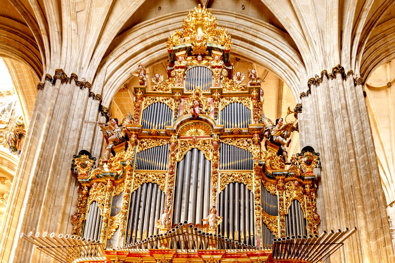 organ, belief, pipe organ, no people, ceiling, architecture, ornate, spirituality, arts culture and entertainment, gothic style, arch, building exterior