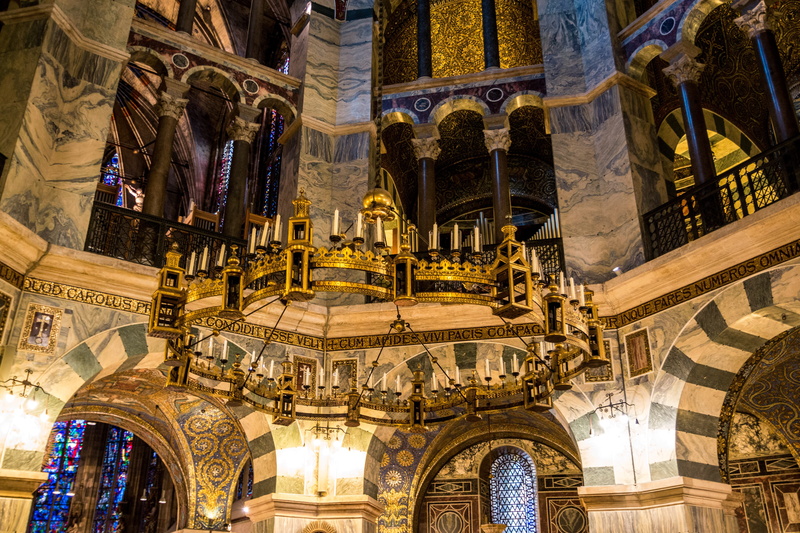 low angle view, 5K, built structure, ornate, north rhine westphalia, the past, travel destinations, architecture, church room, aachen, vault, Cathedral