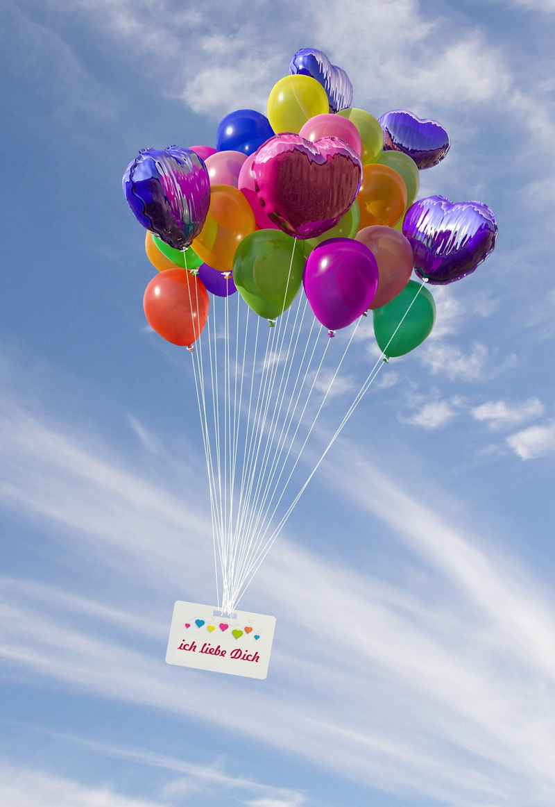 beautiful morning, engagement, nice weather, ballons, low angle view, 14, valentine card, wedding, outlook, large group of objects, cloud - sky, blue, no people